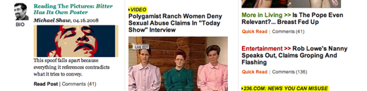 Bittergate at the Huffington Post